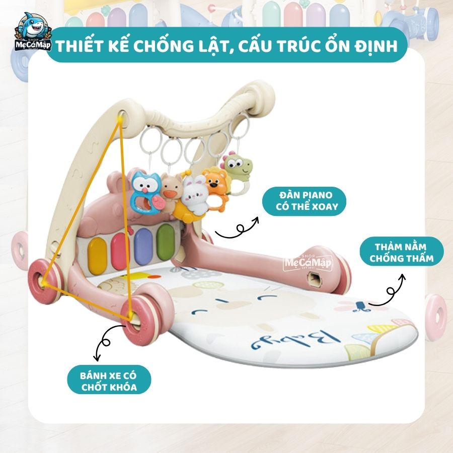 Thảm nhạc đàn 3in1 TN04