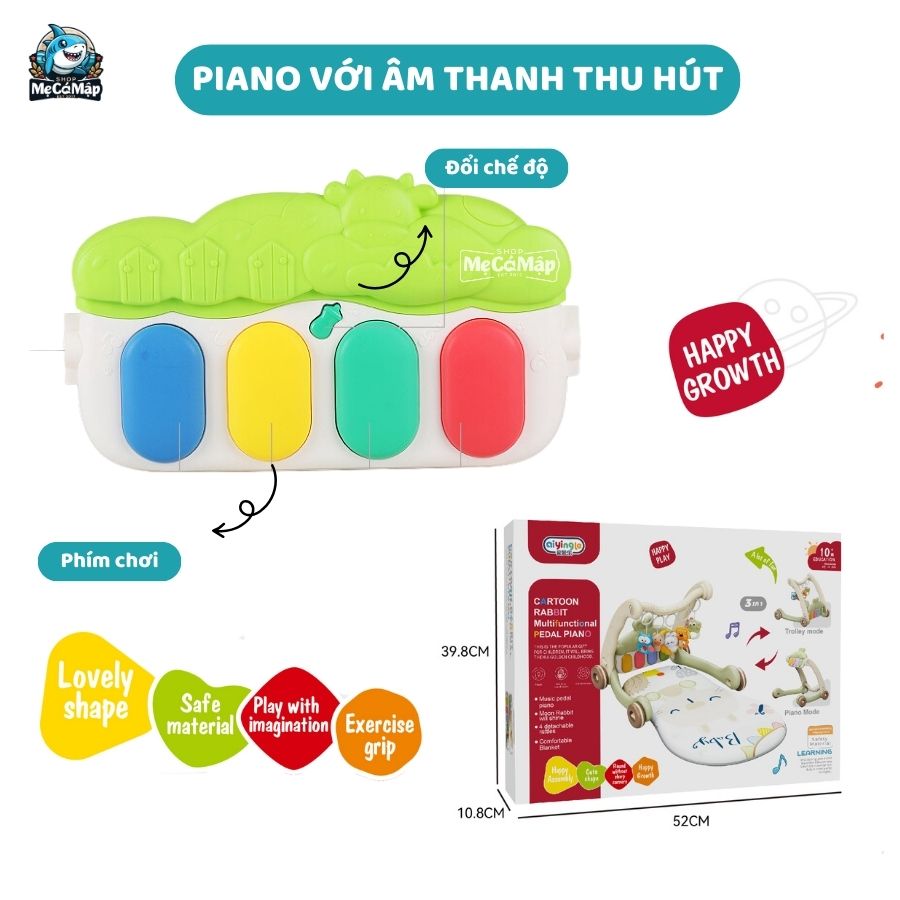 Thảm nhạc đàn 3in1 TN04