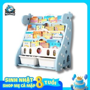 Kệ sách cho bé Pakey hươu cao cổ