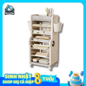 Kệ sách cho bé hình cá sấu - Pakey GS05