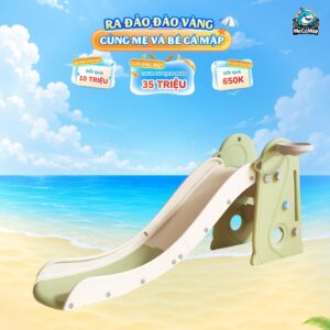 Cầu trượt Pakey chim cánh cụt