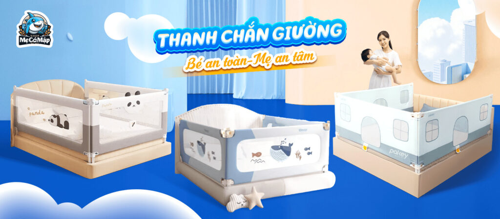 Thanh chắn giường - Bé an toàn, ba mẹ an tâm