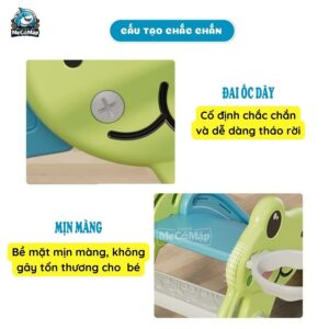 Cầu trượt khủng long KS01