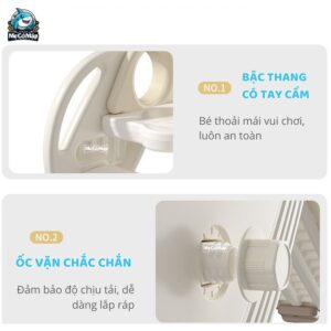 Cầu trượt cho bé Pakey Moon House