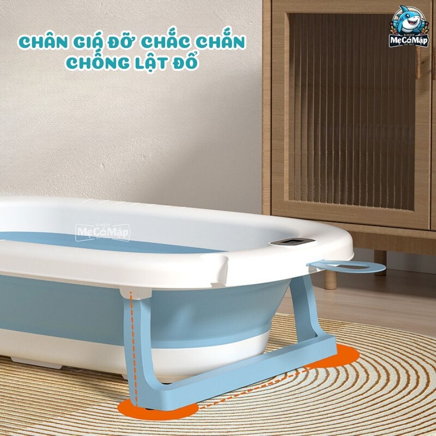 Chậu tắm cho bé gấp gọn Pakey CT01