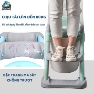 Thang bô vệ sinh cho bé 2in1