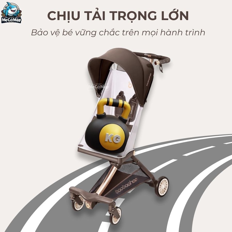 Xe đẩy Baobaohao V12 NÂU