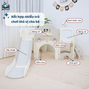Cầu trượt Pakey Lâu đài CS04