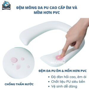 Thang bô vệ sinh cho bé 2in1