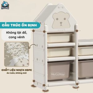 Kệ đồ chơi Gấu E001