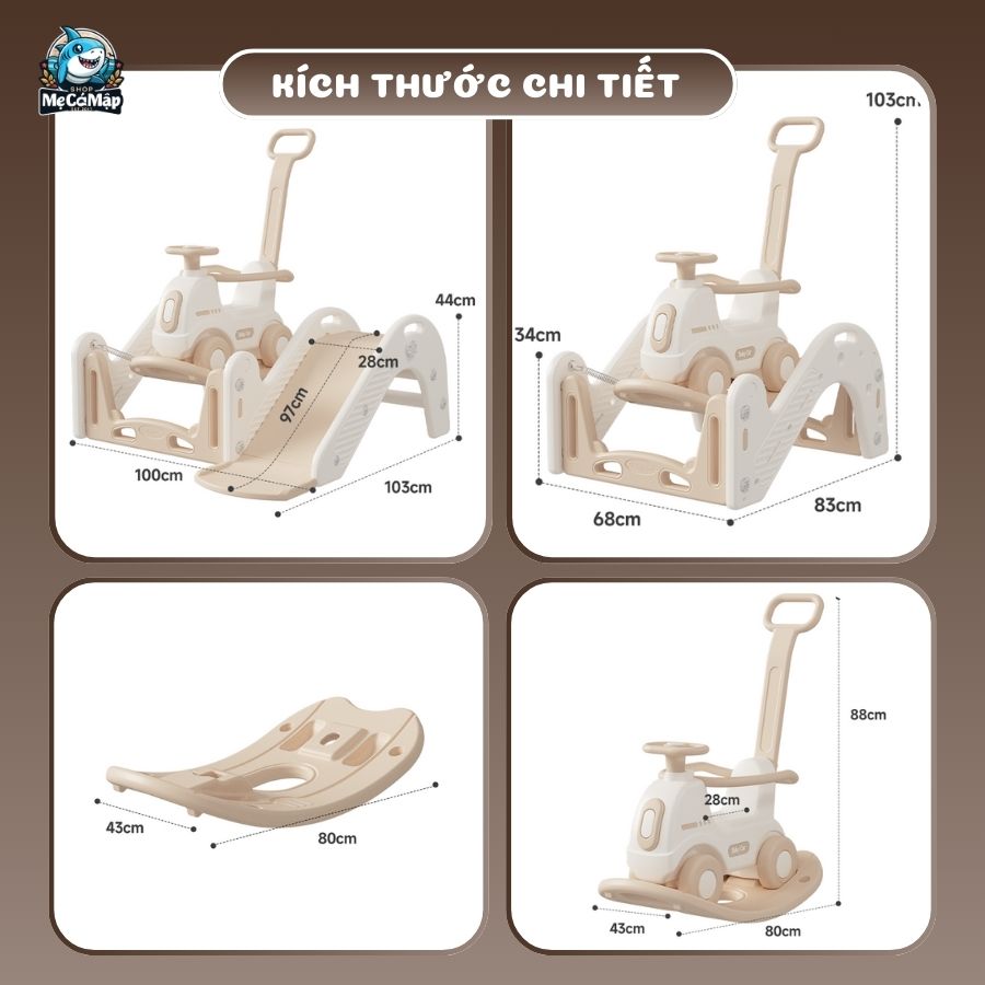 Ngựa bập bênh PAKEY RH03