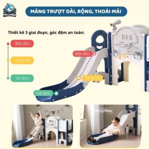 Cầu trượt Pakey Lâu đài CS04