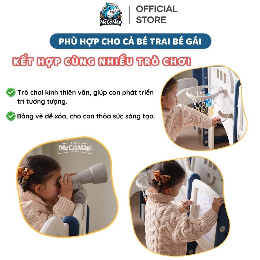 Cầu trượt Pakey Lâu đài CS04