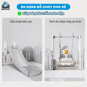 Quây cũi nhựa liên hoàn Pakey Vương Miện