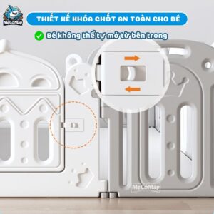 Quây cũi nhựa liên hoàn Pakey Vương Miện