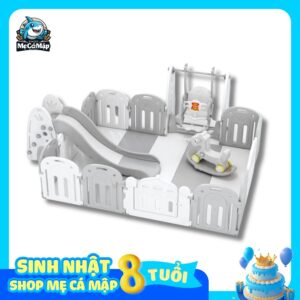 Quây cũi nhựa liên hoàn Pakey Vương Miện