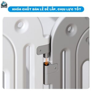 Quây cũi nhựa Pakey Vương Miện
