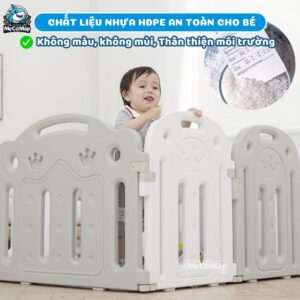 Quây cũi nhựa Pakey Vương Miện