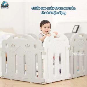 Quây cũi nhựa Pakey Vương Miện