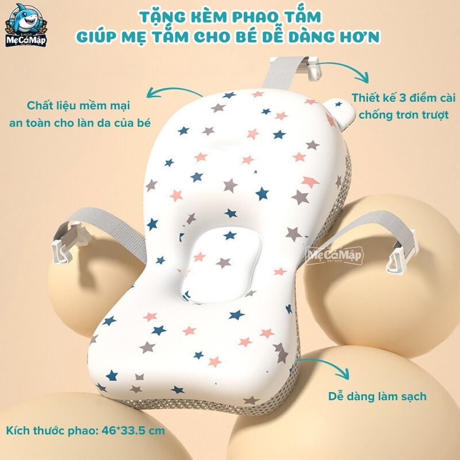 Chậu tắm cho bé gấp gọn Pakey CT01