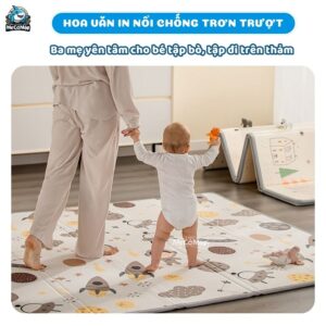 Thảm xốp cho bé XPE 2 mặt, dày 2cm Pakey TH04 - TH05