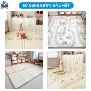 Thảm xốp cho bé XPE 2 mặt, dày 2cm Pakey TH04 - TH05