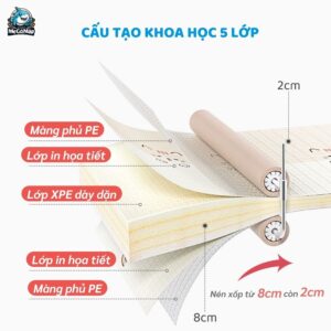 Thảm XPE gấp gọn dày 2cm Pakey TH05 – TH10
