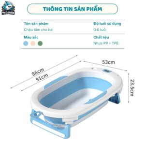 Chậu tắm gấp gọn Pakey CT02