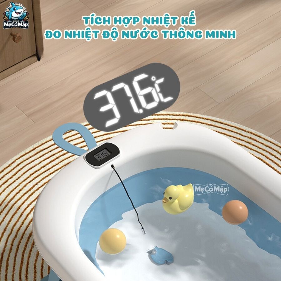 Chậu tắm cho bé gấp gọn Pakey CT01