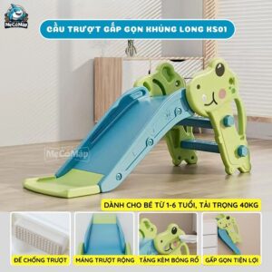 Cầu trượt khủng long KS01