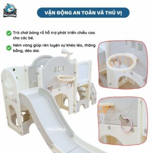 Cầu trượt Pakey Lâu đài CS04