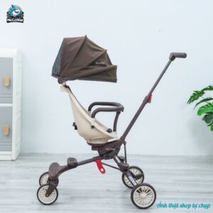 Xe đẩy gấp gọn Baobaohao V12 màu nâu