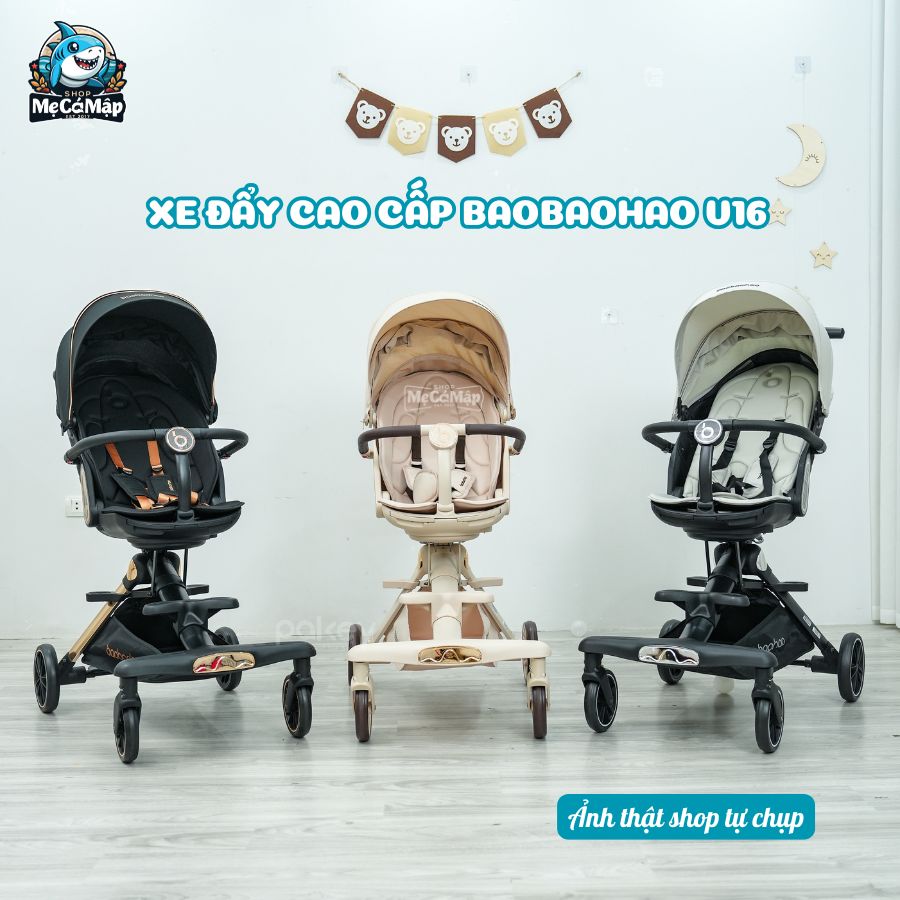Xe đẩy gấp gọn 2 chiều Baobaohao V16