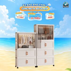 Tủ nhựa HC13 có móc treo