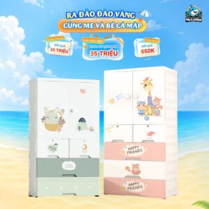 Tủ nhựa ngăn treo Pakey HX004