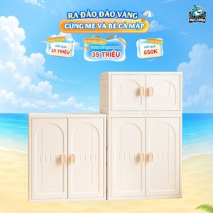 Tủ nhựa đa năng Pakey E007 - E008