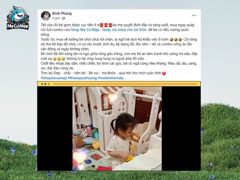 100+ review về Shop Mẹ Cá Mập qua ống kính của các bậc phụ huynh
