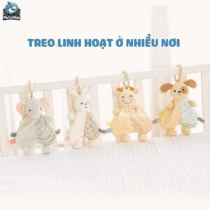 Đồ chơi treo nôi Happy Monkey T179 hình voi thỏ