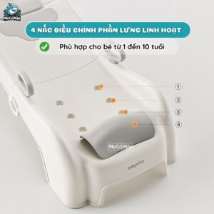 Ghế gội đầu Pakey GD01 ghi trắng