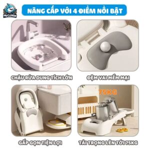 Ghế gội đầu Pakey P-GD02