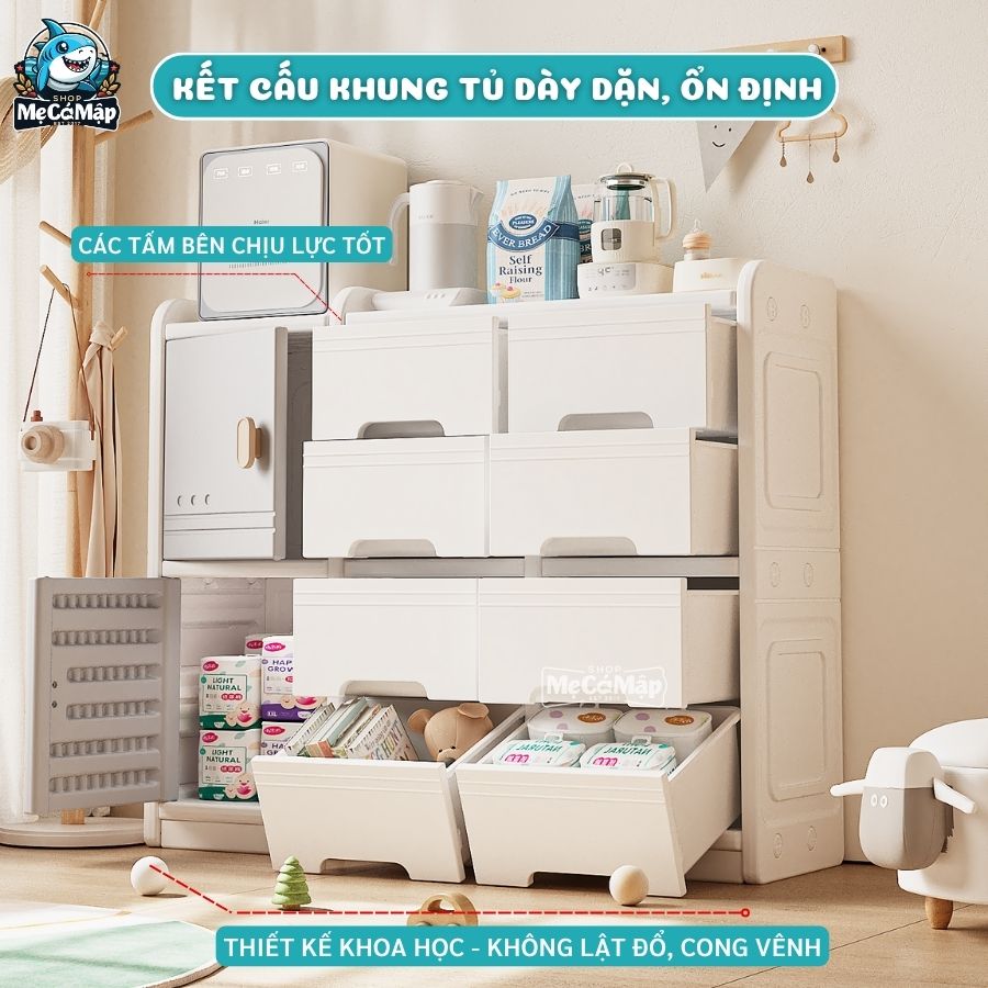 Kệ đồ dạng tủ Pakey E005 - E006