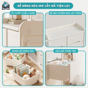Kệ đồ dạng tủ Pakey E005 - E006