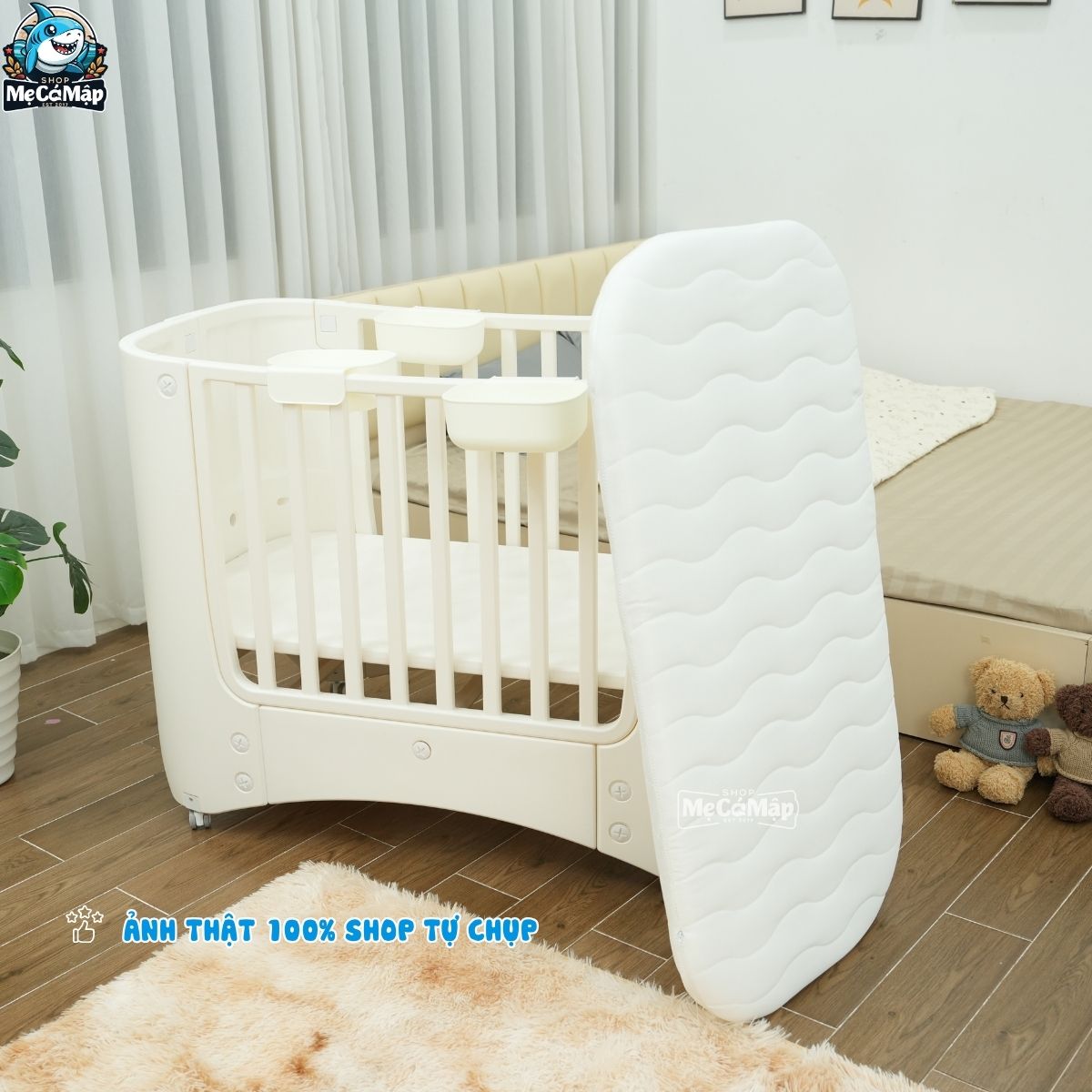 Nôi cũi nhựa đa năng Pakey P-NN01, P-NN02