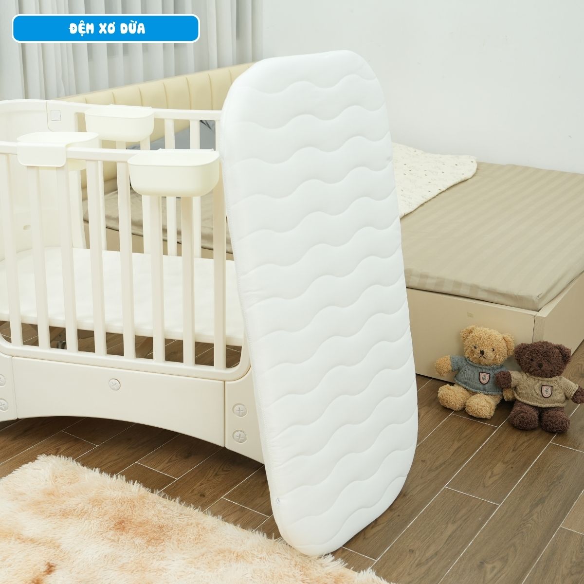 Nôi cũi nhựa đa năng Pakey P-NN01, P-NN02