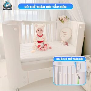Nôi cũi nhựa PAKEY P-NN01, P-NN02