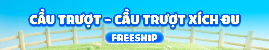 cầu trượt - cầu trượt xích đu