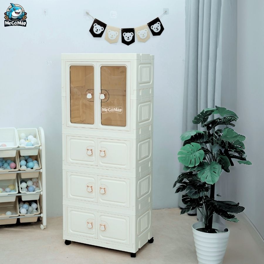 Tủ nhựa gấp gọn có ngăn treo HC08-S