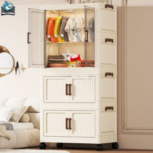 Tủ nhựa gấp gọn có ngăn treo HC12