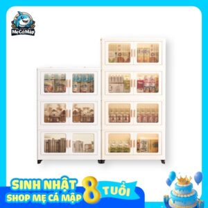 Tủ nhựa gấp gọn cho bé HC03