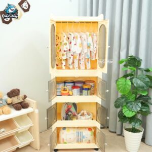 Tủ nhựa gấp gọn cho bé HC09-S